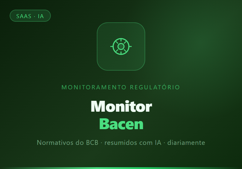 Capa: Monitor Bacen